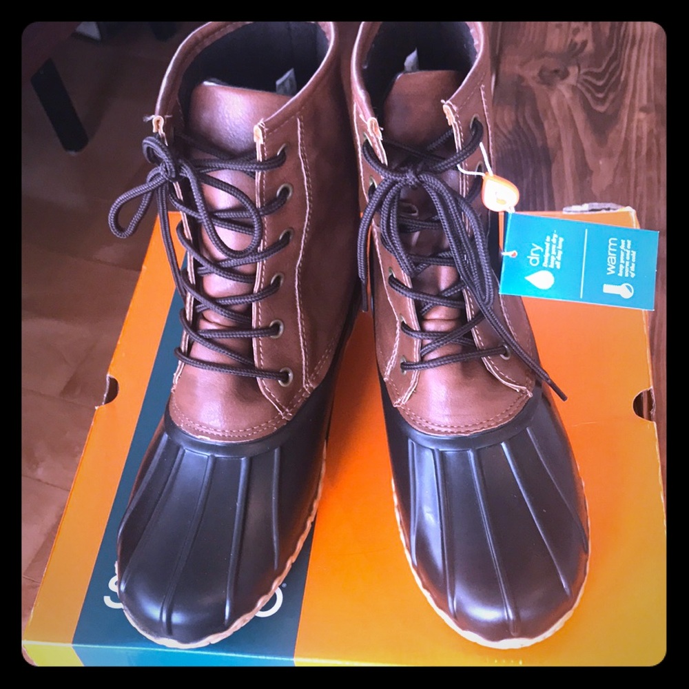 NWT Original Sporto Duck boots brown